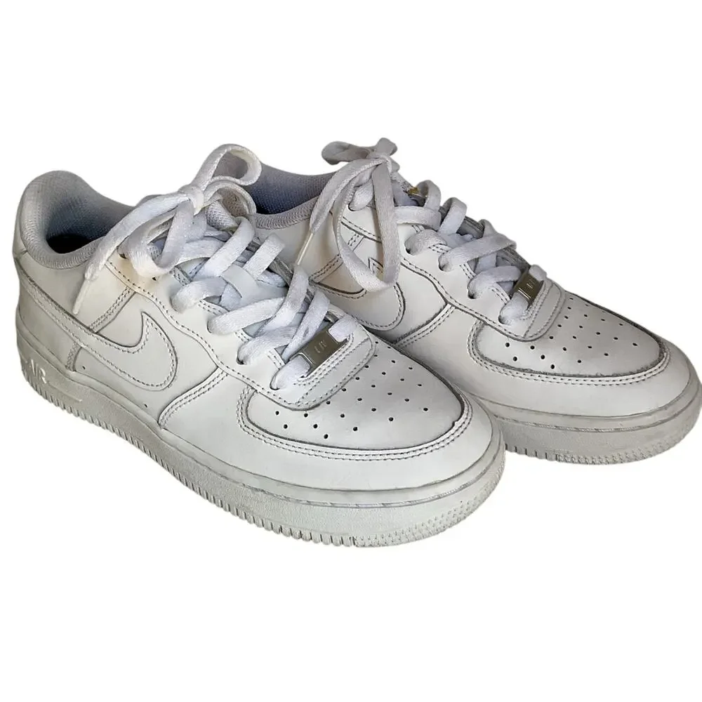 Nike Air Force 1 Sneakers Youth 5.5Y Women's 7  Low White Casual